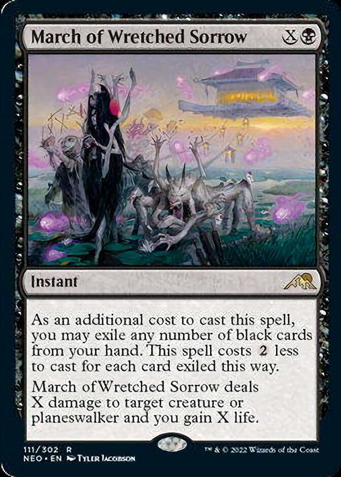 March of Wretched Sorrow [Kamigawa: Neon Dynasty] | Card Merchant Takapuna