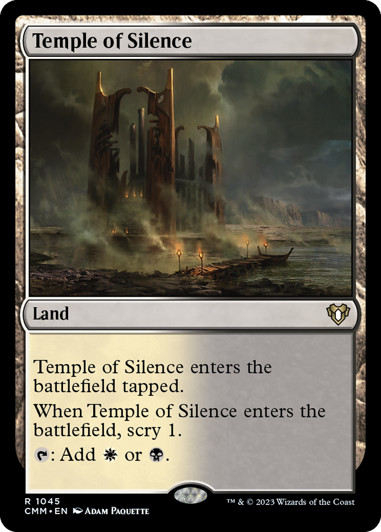 Temple of Silence [Commander Masters] | Card Merchant Takapuna