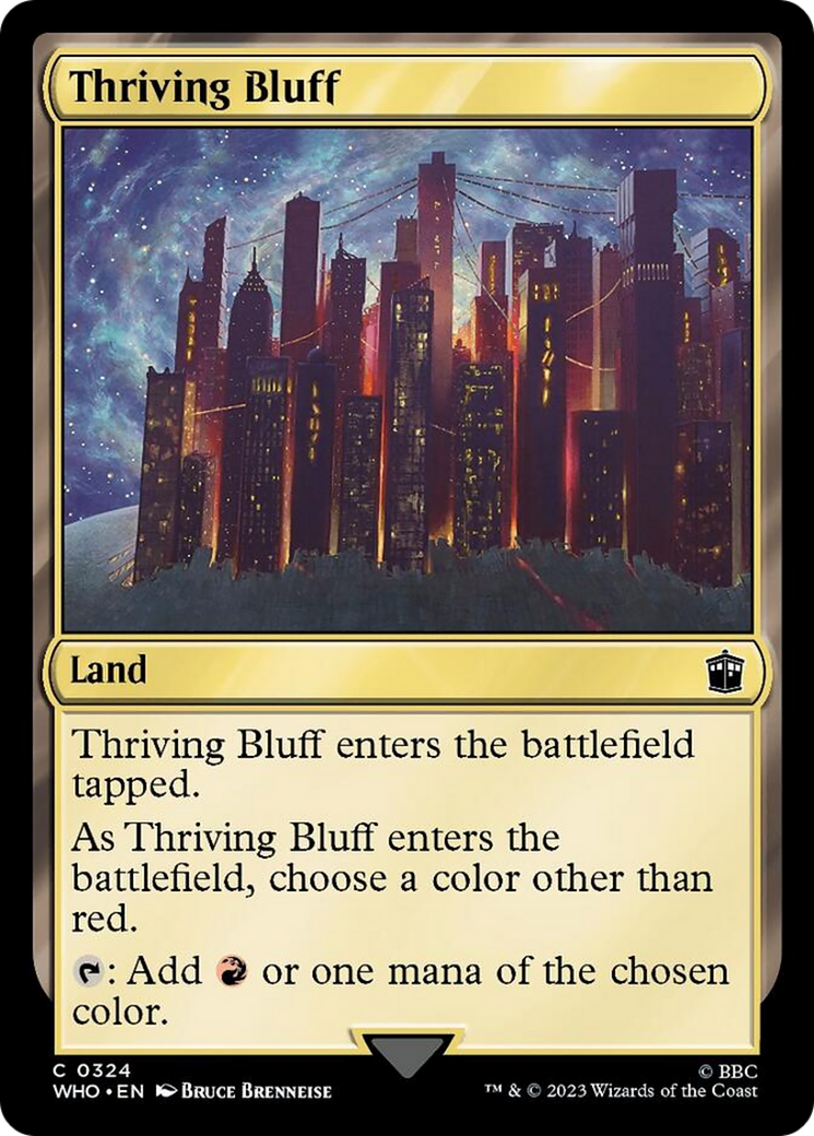 Thriving Bluff [Doctor Who] | Card Merchant Takapuna