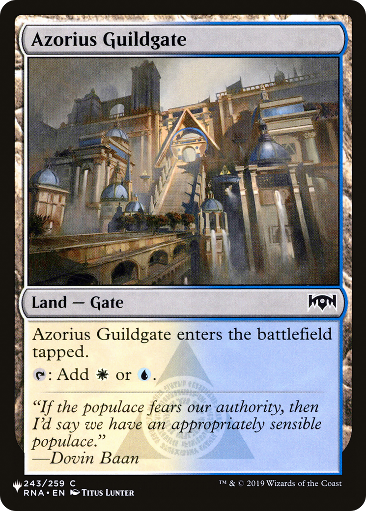 Azorius Guildgate [The List] | Card Merchant Takapuna