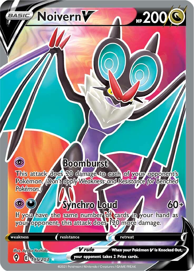 Noivern V (195/203) [Sword & Shield: Evolving Skies] | Card Merchant Takapuna