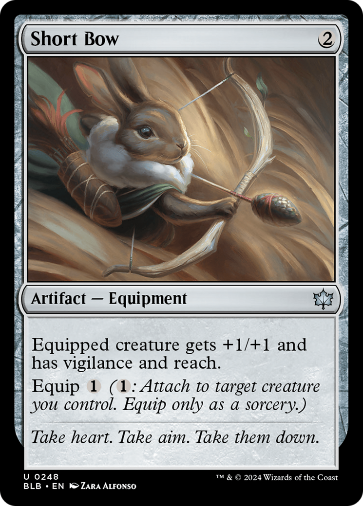 Short Bow [Bloomburrow] | Card Merchant Takapuna