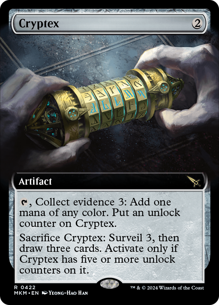 Cryptex (Extended Art) [Murders at Karlov Manor] | Card Merchant Takapuna