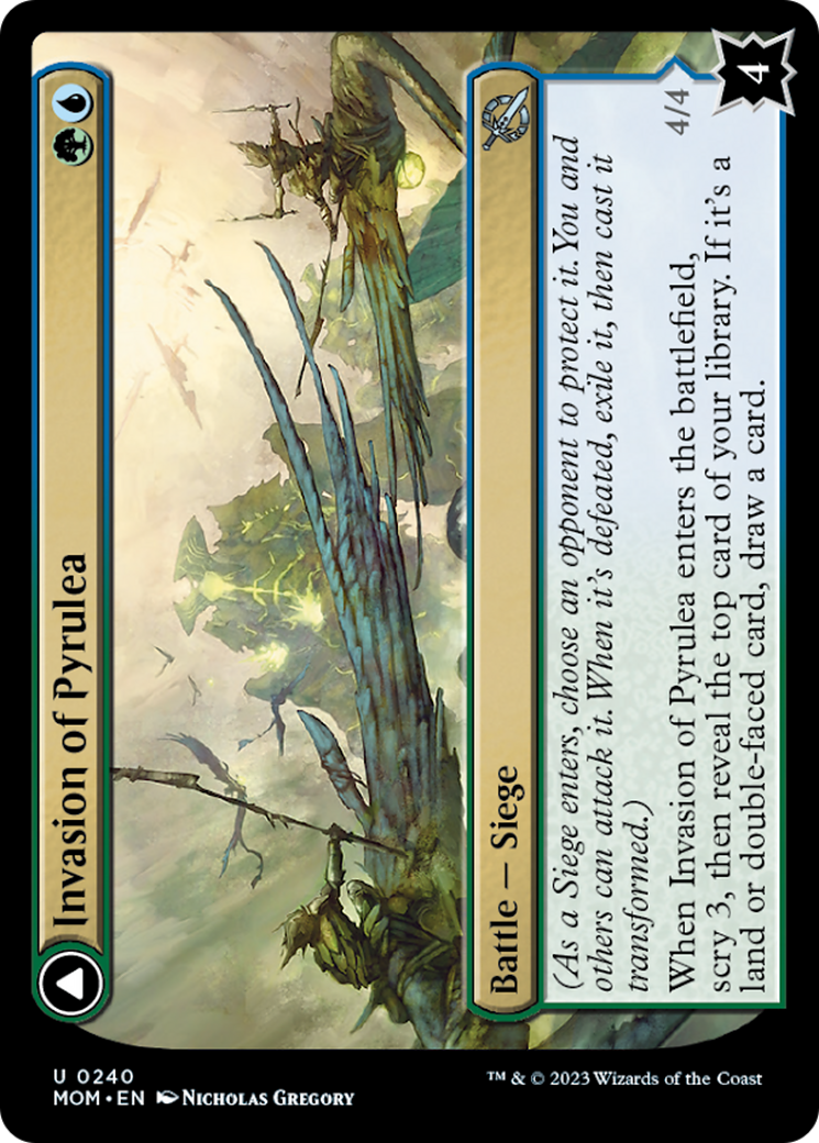 Invasion of Pyrulea // Gargantuan Slabhorn [March of the Machine] | Card Merchant Takapuna