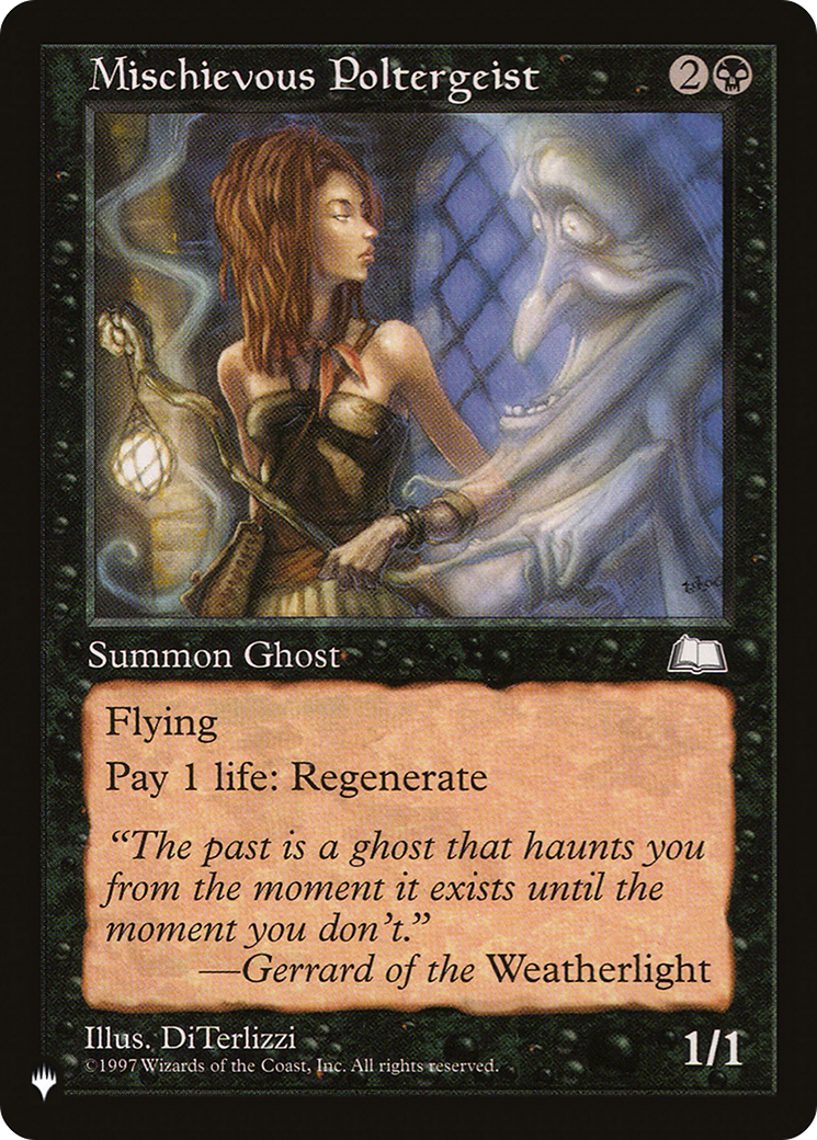 Mischievous Poltergeist [The List] | Card Merchant Takapuna