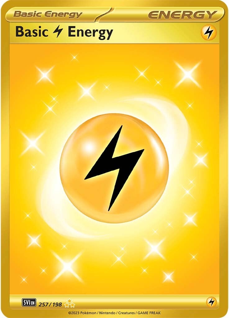 Lightning Energy (257/198) [Scarlet & Violet: Base Set] | Card Merchant Takapuna