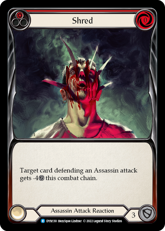 Shred (Red) [DYN130] (Dynasty) | Card Merchant Takapuna