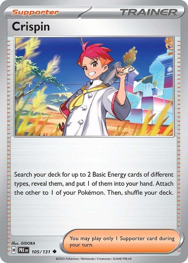 Crispin (105/131) [Scarlet & Violet: Prismatic Evolutions] | Card Merchant Takapuna