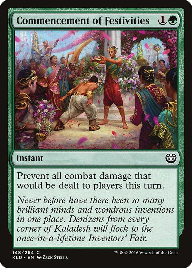 Commencement of Festivities [Kaladesh] | Card Merchant Takapuna