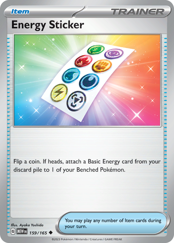 Energy Sticker (159/165) [Scarlet & Violet: 151] | Card Merchant Takapuna