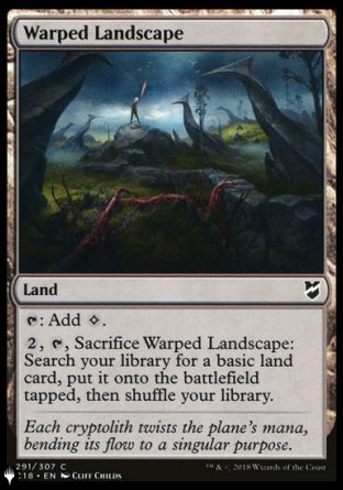 Warped Landscape [The List] | Card Merchant Takapuna