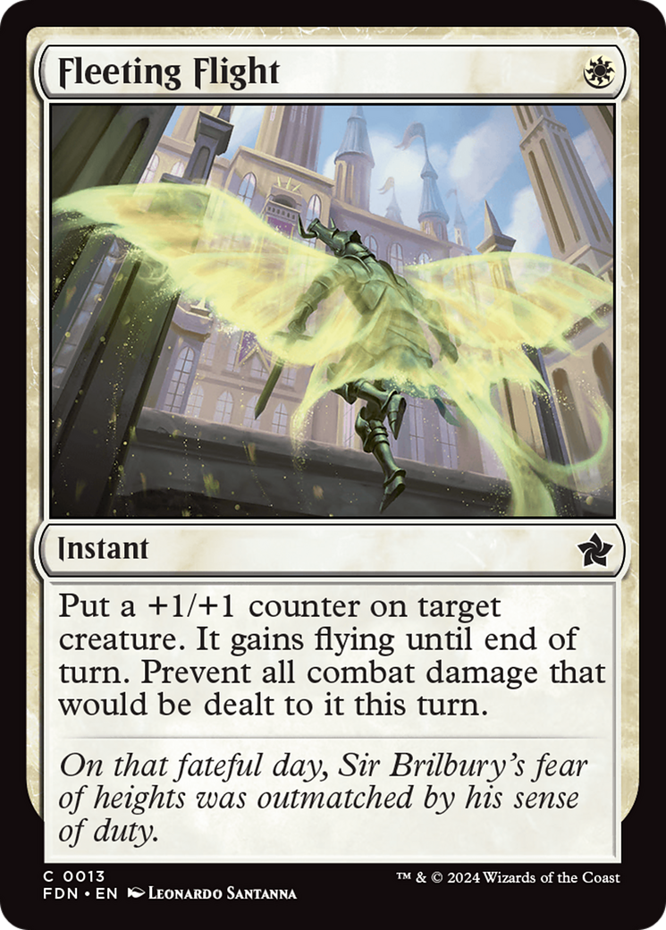 Fleeting Flight [Foundations] | Card Merchant Takapuna