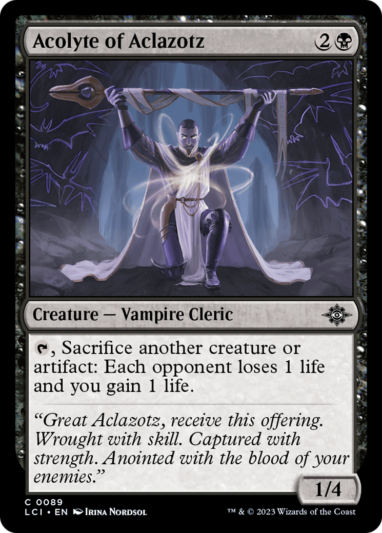 Acolyte of Aclazotz [The Lost Caverns of Ixalan] | Card Merchant Takapuna