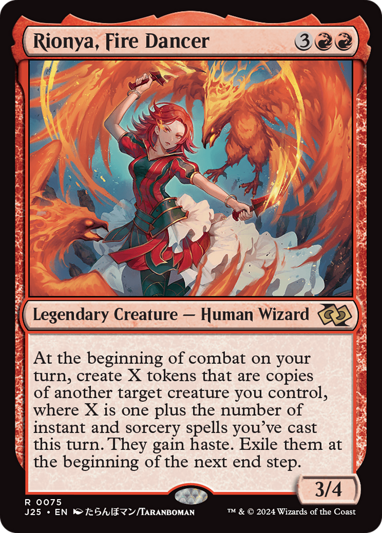 Rionya, Fire Dancer (Anime) [Foundations Jumpstart] | Card Merchant Takapuna