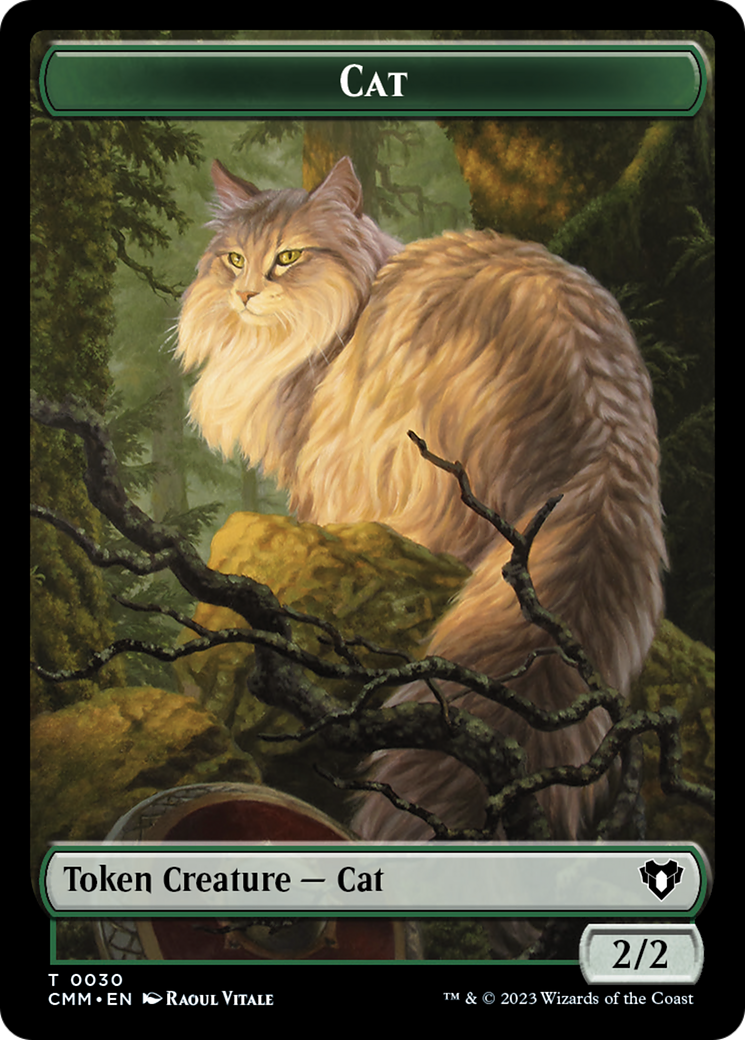 Cat Token (30) [Commander Masters Tokens] | Card Merchant Takapuna