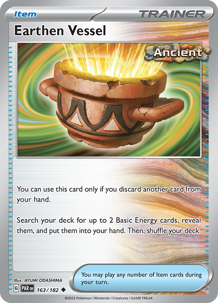 Earthen Vessel (163/182) [Scarlet & Violet: Paradox Rift] | Card Merchant Takapuna