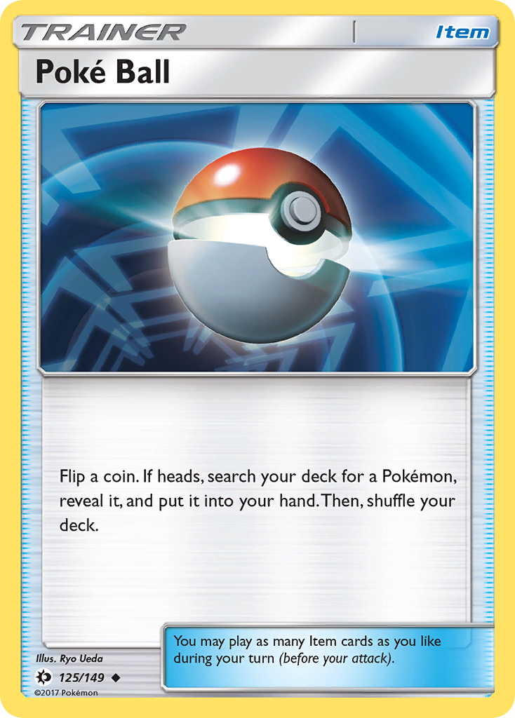 Poke Ball (125/149) [Sun & Moon: Base Set] | Card Merchant Takapuna