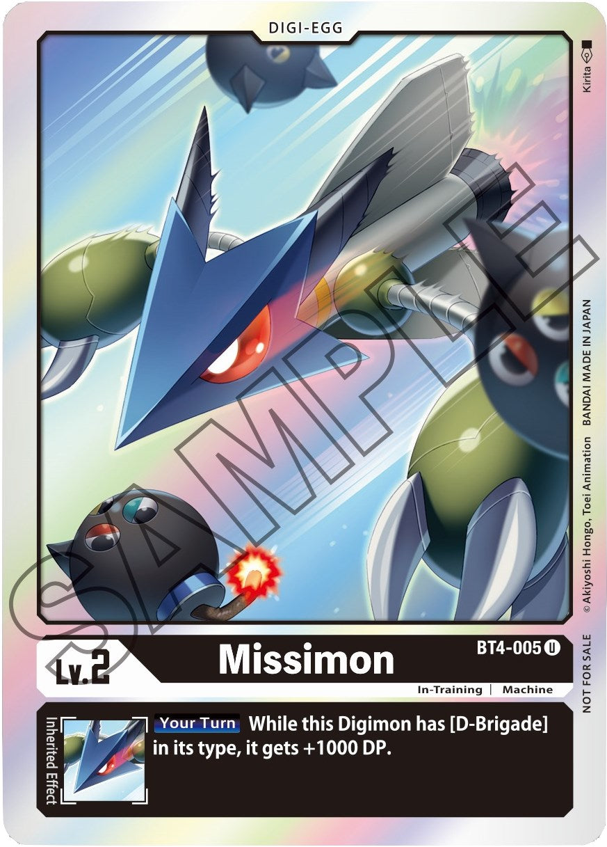 Missimon [BT4-005] (Event Pack 1) [Great Legend Promos] | Card Merchant Takapuna