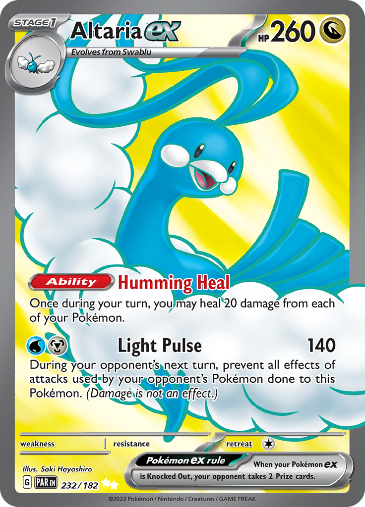 Altaria ex (232/182) [Scarlet & Violet: Paradox Rift] | Card Merchant Takapuna