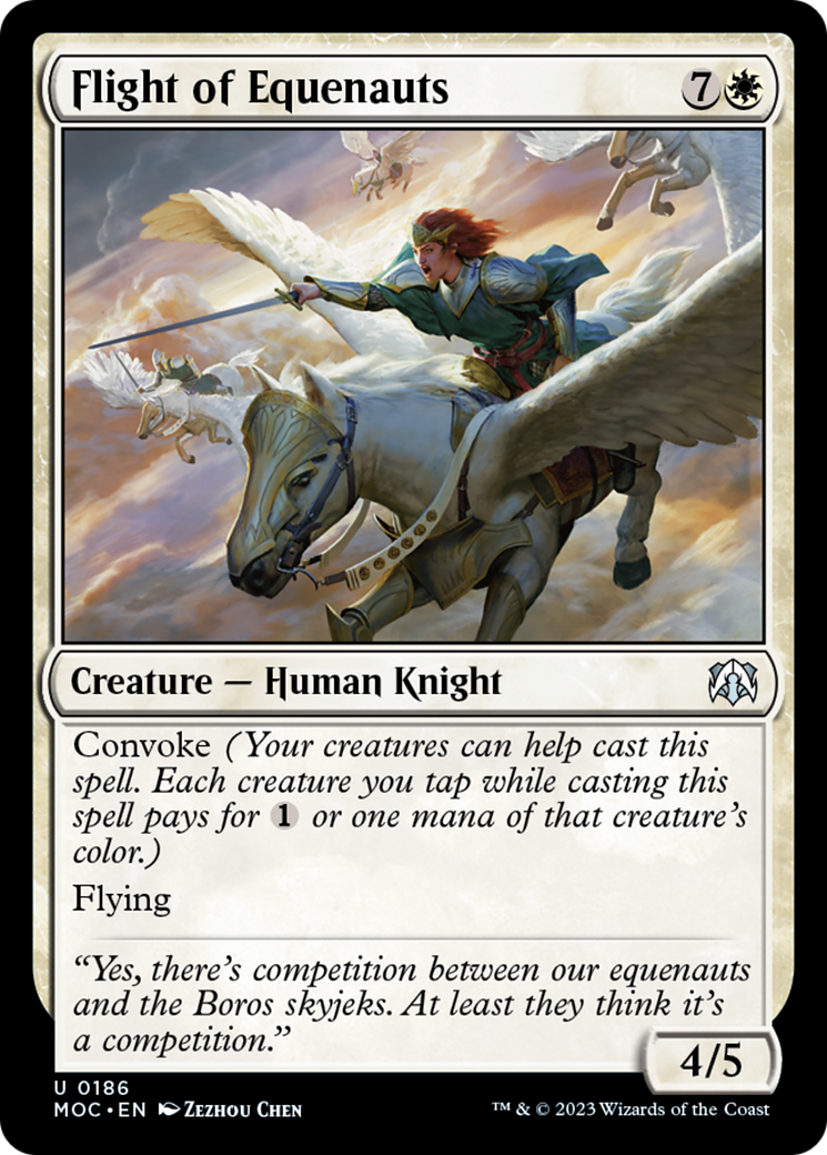 Flight of Equenauts [March of the Machine Commander] | Card Merchant Takapuna