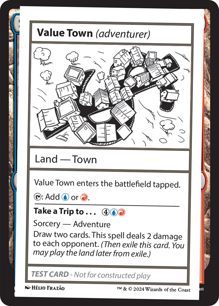 Value Town (adventurer) [Mystery Booster 2 Playtest Cards] | Card Merchant Takapuna