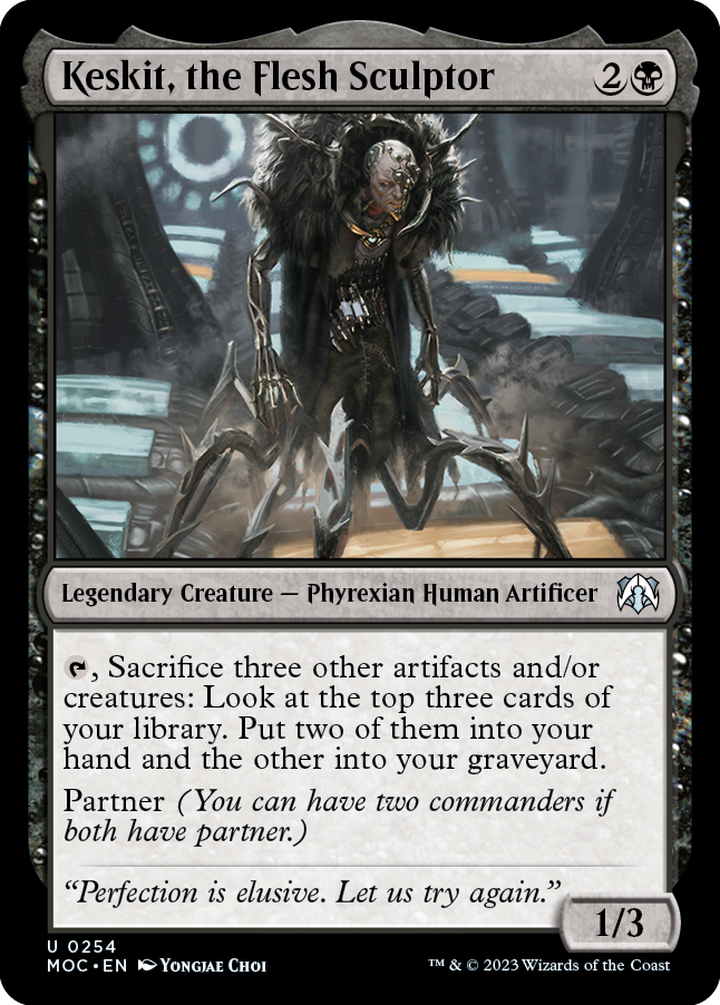 Keskit, the Flesh Sculptor [March of the Machine Commander] | Card Merchant Takapuna