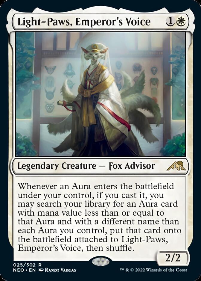 Light-Paws, Emperor's Voice [Kamigawa: Neon Dynasty] | Card Merchant Takapuna