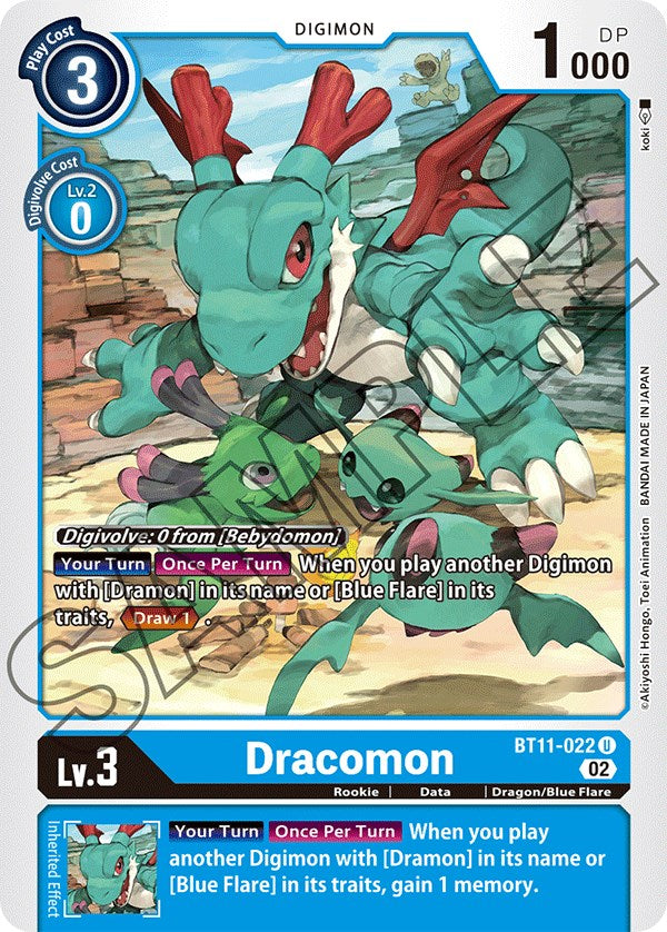 Dracomon [BT11-022] [Dimensional Phase] | Card Merchant Takapuna