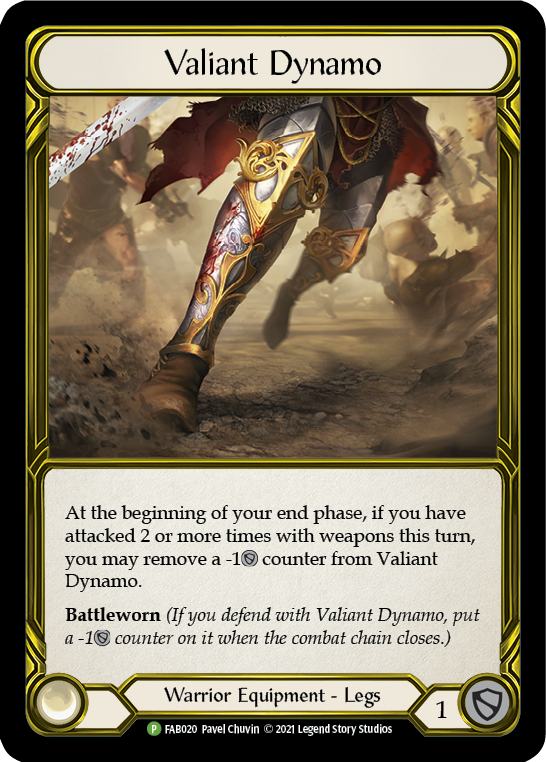 Valiant Dynamo (Golden) [FAB020] (Promo)  Cold Foil | Card Merchant Takapuna