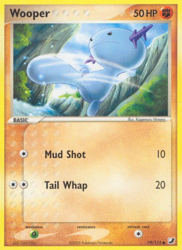 Wooper (79/115) [EX: Unseen Forces] | Card Merchant Takapuna