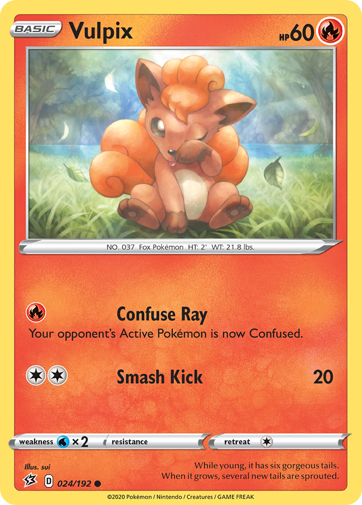 Vulpix (024/192) [Sword & Shield: Rebel Clash] | Card Merchant Takapuna