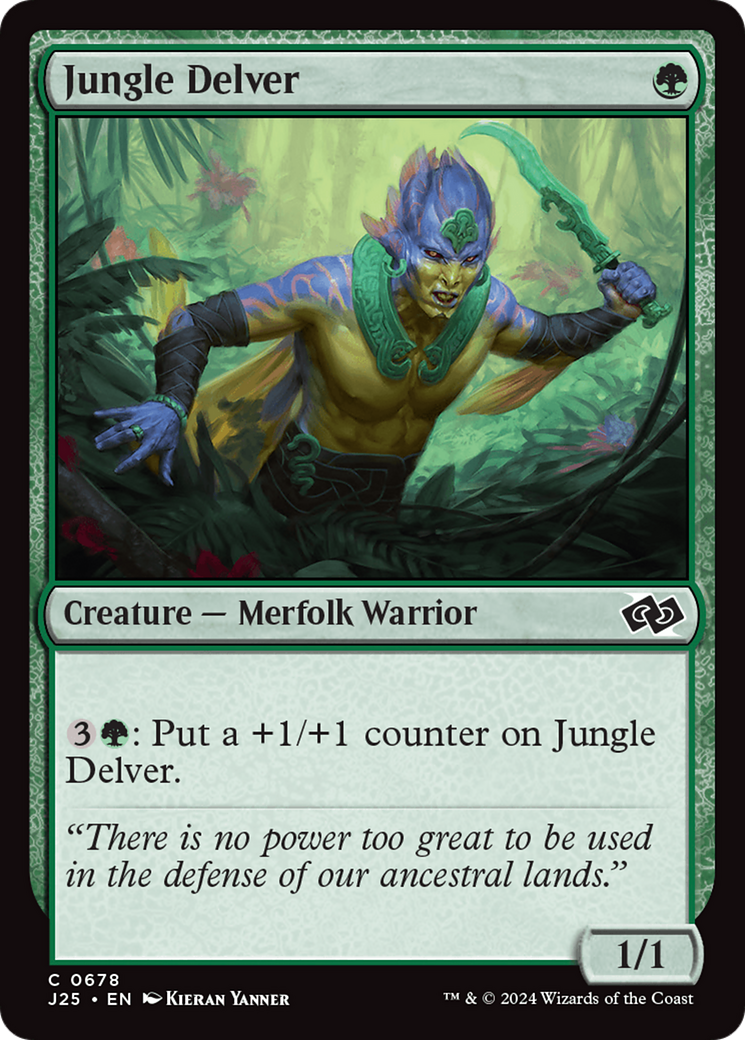 Jungle Delver [Foundations Jumpstart] | Card Merchant Takapuna