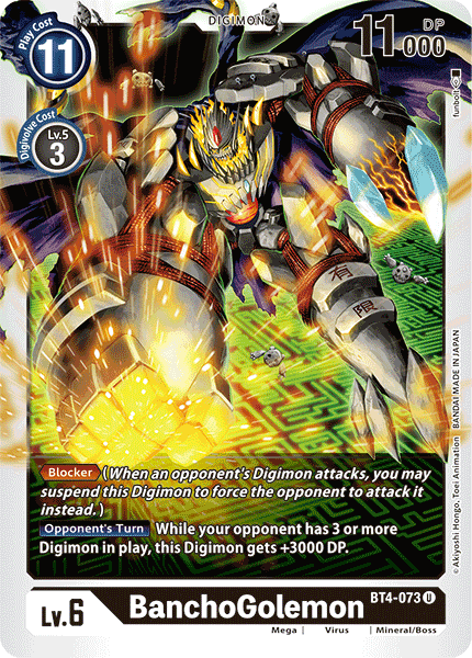 BanchoGolemon [BT4-073] [Great Legend] | Card Merchant Takapuna