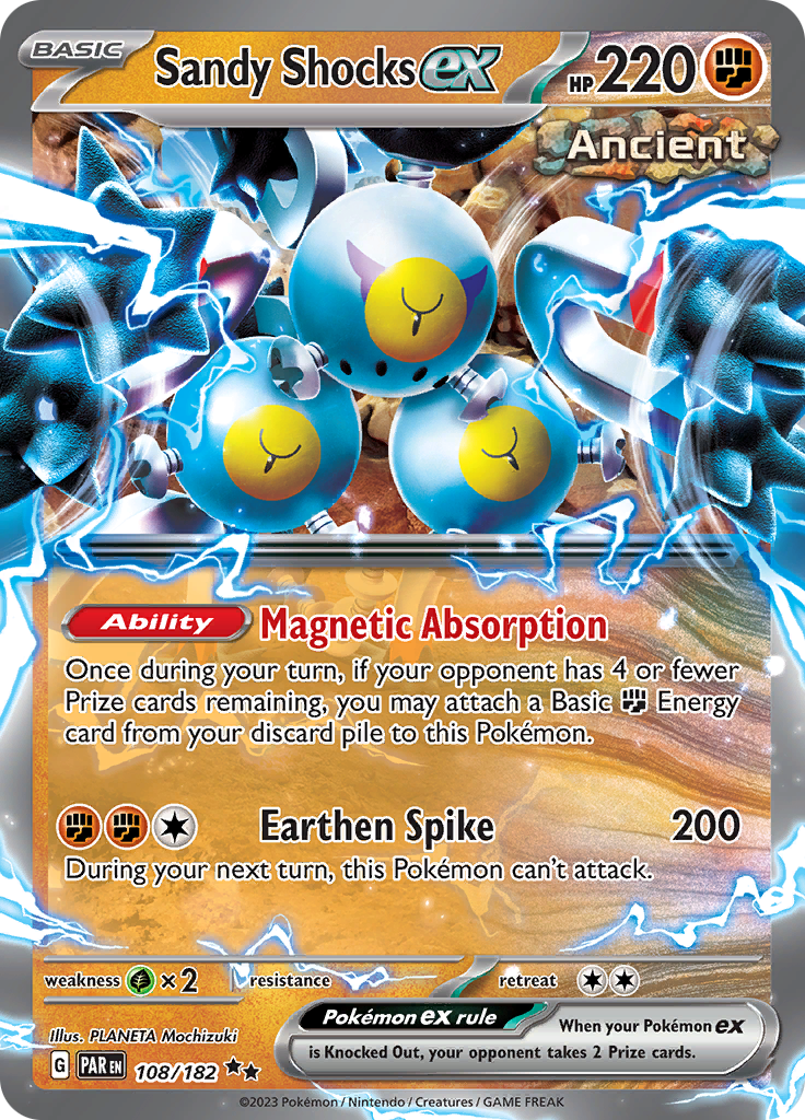 Sandy Shocks ex (108/182) [Scarlet & Violet: Paradox Rift] | Card Merchant Takapuna