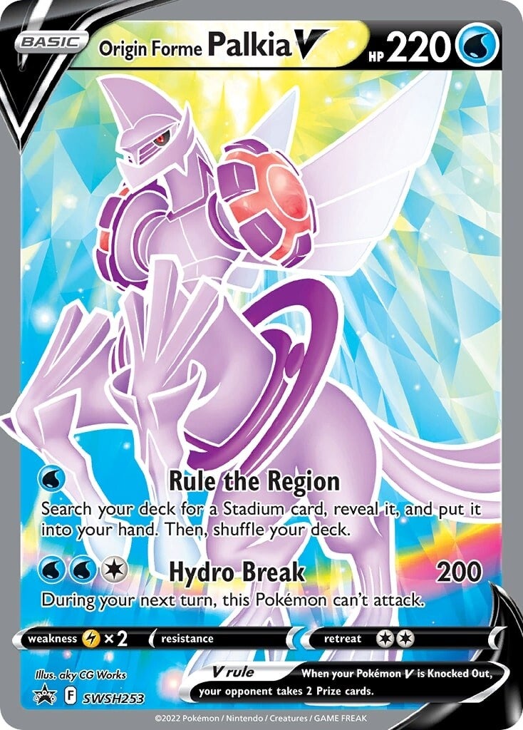 Origin Forme Palkia V (SWSH253) [Sword & Shield: Black Star Promos] | Card Merchant Takapuna