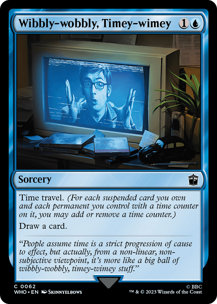 Wibbly-wobbly, Timey-wimey [Doctor Who] | Card Merchant Takapuna