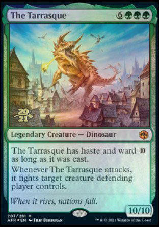 The Tarrasque [Dungeons & Dragons: Adventures in the Forgotten Realms Prerelease Promos] | Card Merchant Takapuna