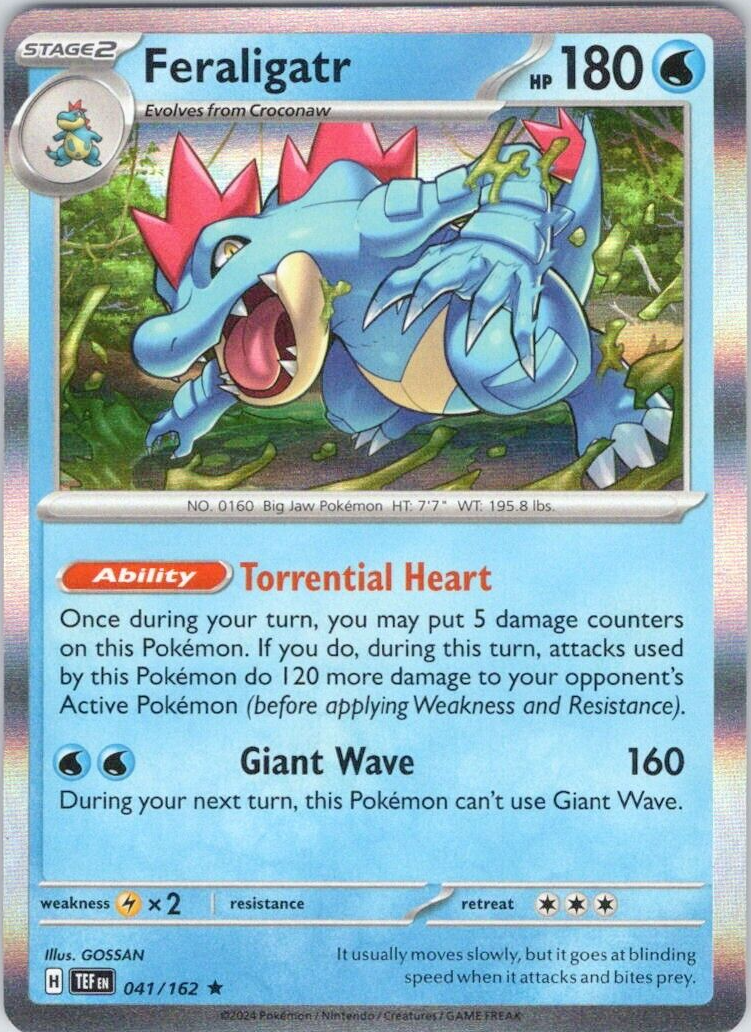 Feraligatr (041/162) [Scarlet & Violet: Temporal Forces] | Card Merchant Takapuna