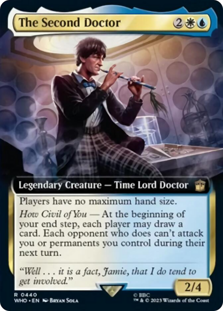 The Second Doctor (Extended Art) [Doctor Who] | Card Merchant Takapuna