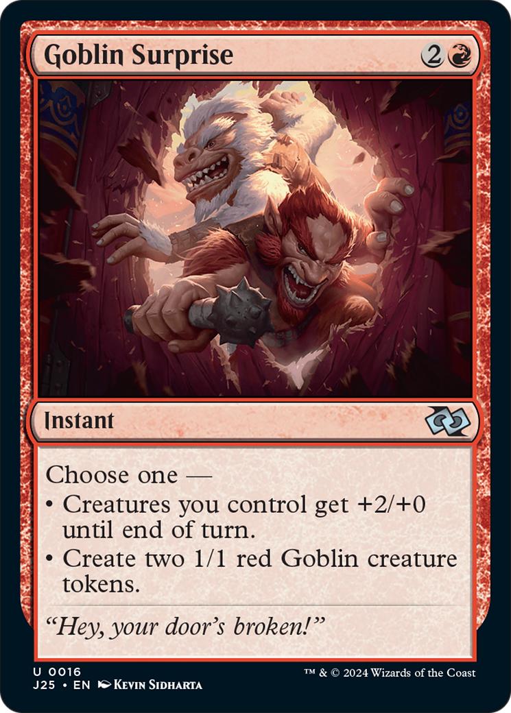 Goblin Surprise [Foundations Jumpstart] | Card Merchant Takapuna