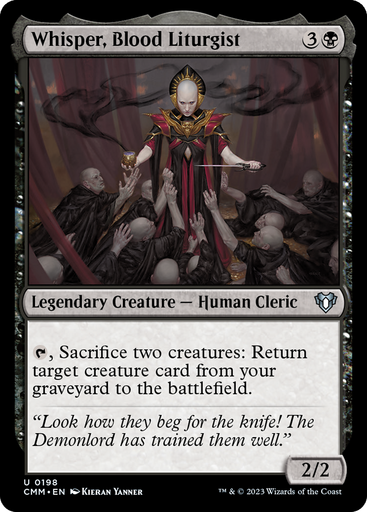 Whisper, Blood Liturgist [Commander Masters] | Card Merchant Takapuna