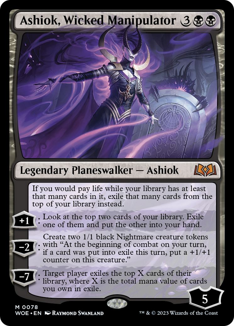 Ashiok, Wicked Manipulator [Wilds of Eldraine] | Card Merchant Takapuna