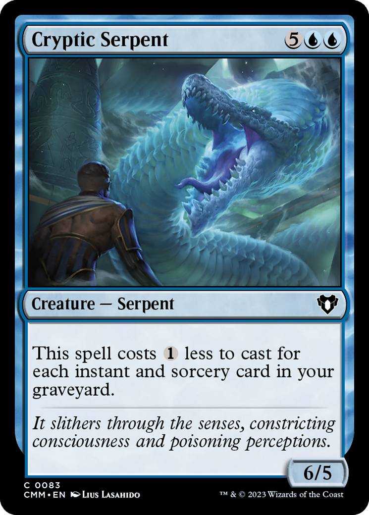 Cryptic Serpent [Commander Masters] | Card Merchant Takapuna