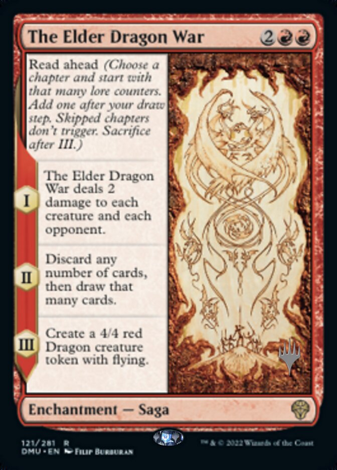 The Elder Dragon War (Promo Pack) [Dominaria United Promos] | Card Merchant Takapuna