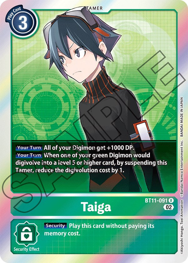 Taiga [BT11-091] [Dimensional Phase] | Card Merchant Takapuna