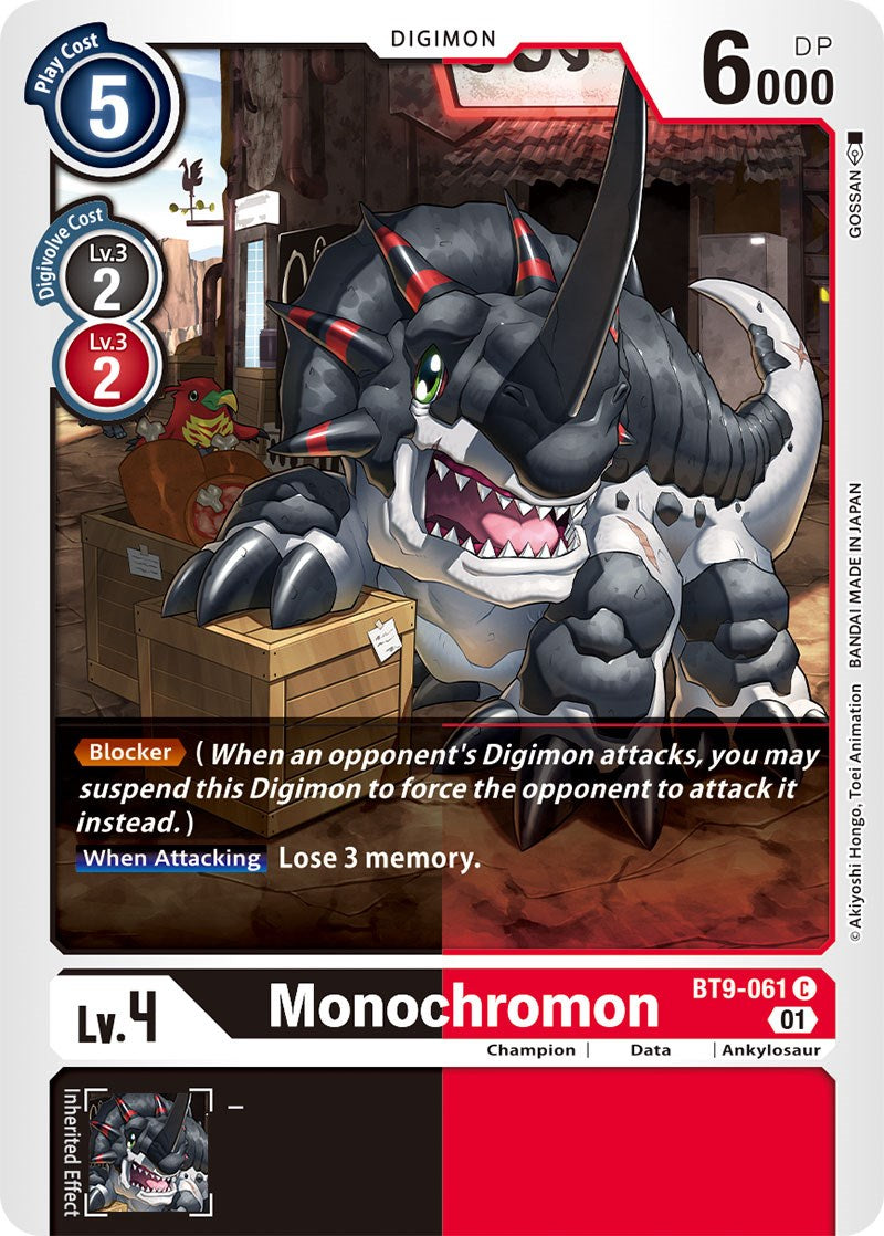 Monochromon [BT9-061] [X Record] | Card Merchant Takapuna