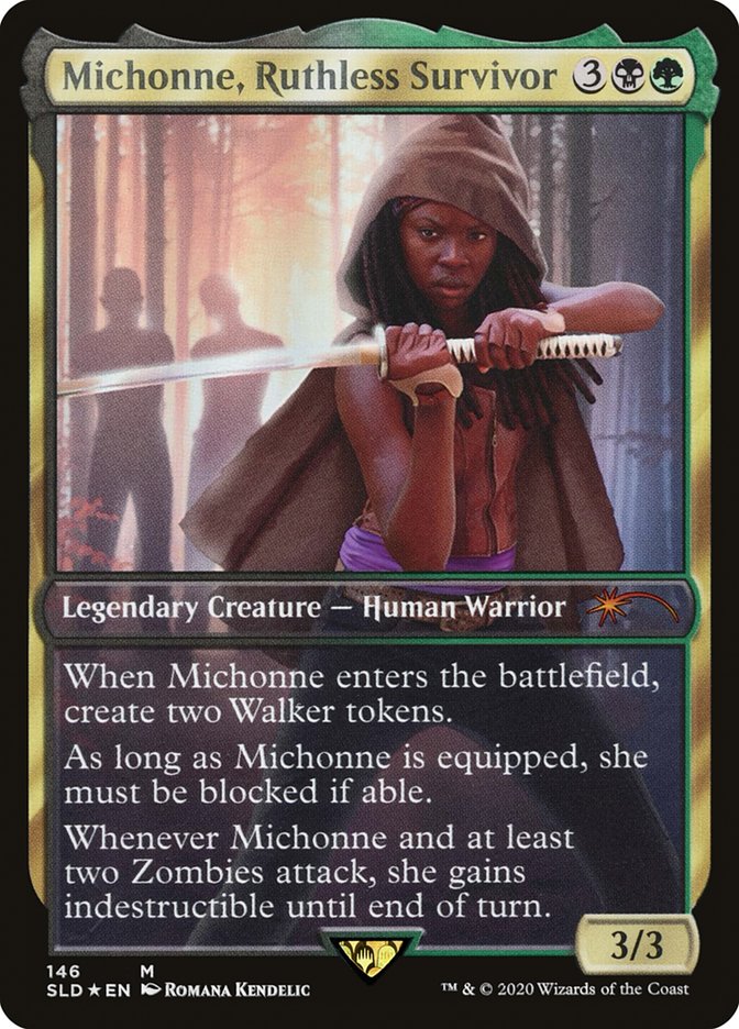 Michonne, Ruthless Survivor [Secret Lair Drop Series] | Card Merchant Takapuna