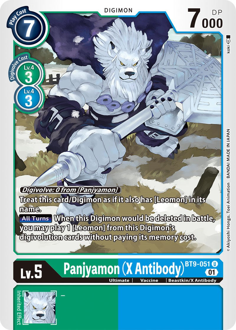 Panjyamon (X Antibody) [BT9-051] [X Record] | Card Merchant Takapuna