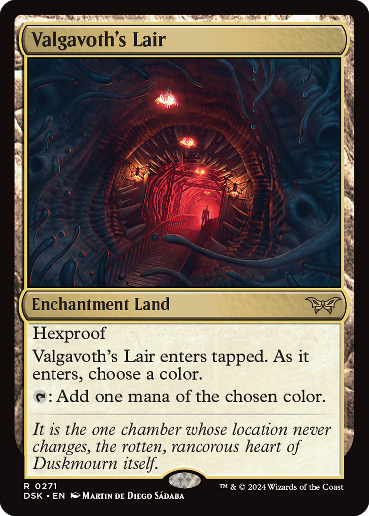 Valgavoth's Lair [Duskmourn: House of Horror] | Card Merchant Takapuna