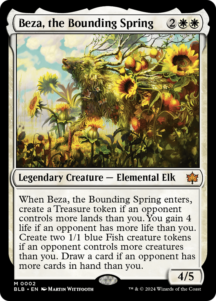 Beza, the Bounding Spring [Bloomburrow] | Card Merchant Takapuna